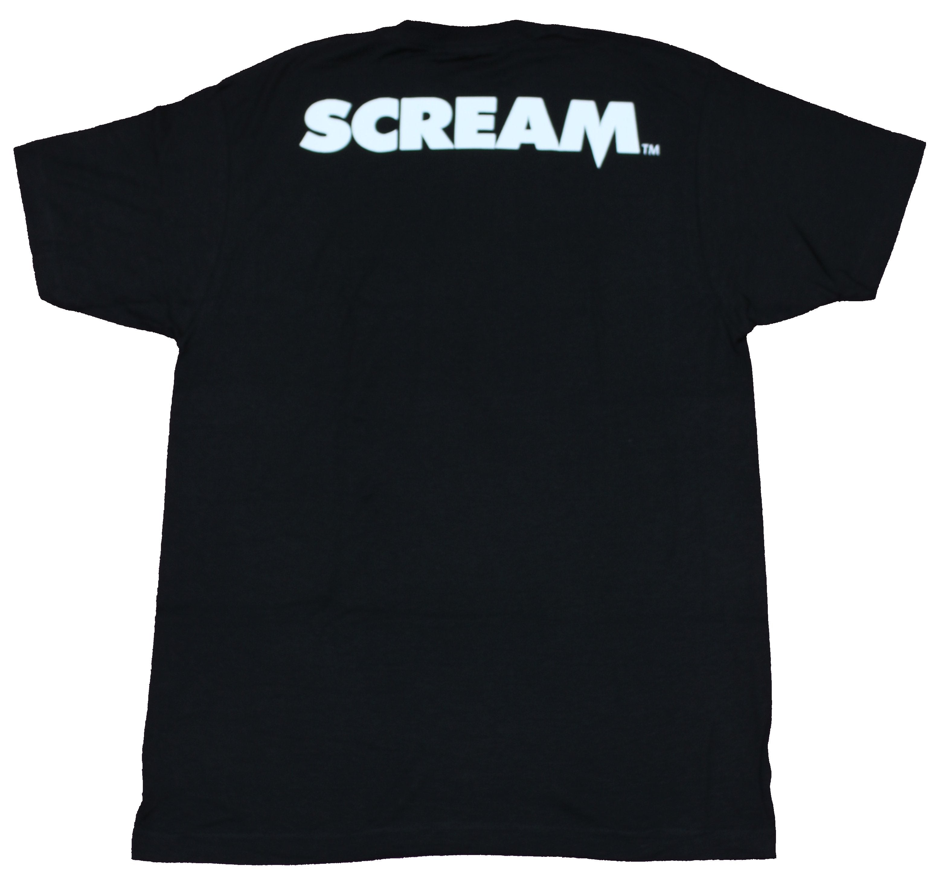Scream Mens T-Shirt - Kanji Scream Black & White Poster Image
