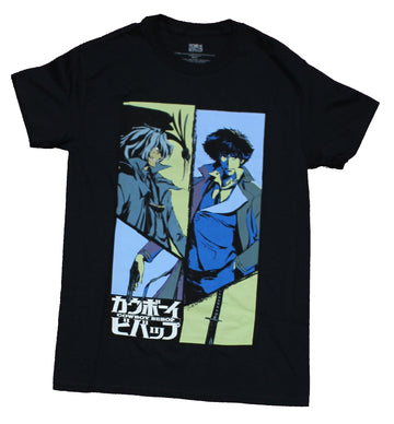 Cowboy Bebop Mens T-Shirt - Spike & Vicious Duo Box