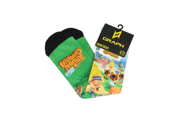 Animal Crossing New Horizons Beach Camping Sublimated Crew Socks