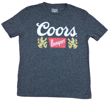 Coors Mens T-Shirt  - Banquet of Beers Classic Logo