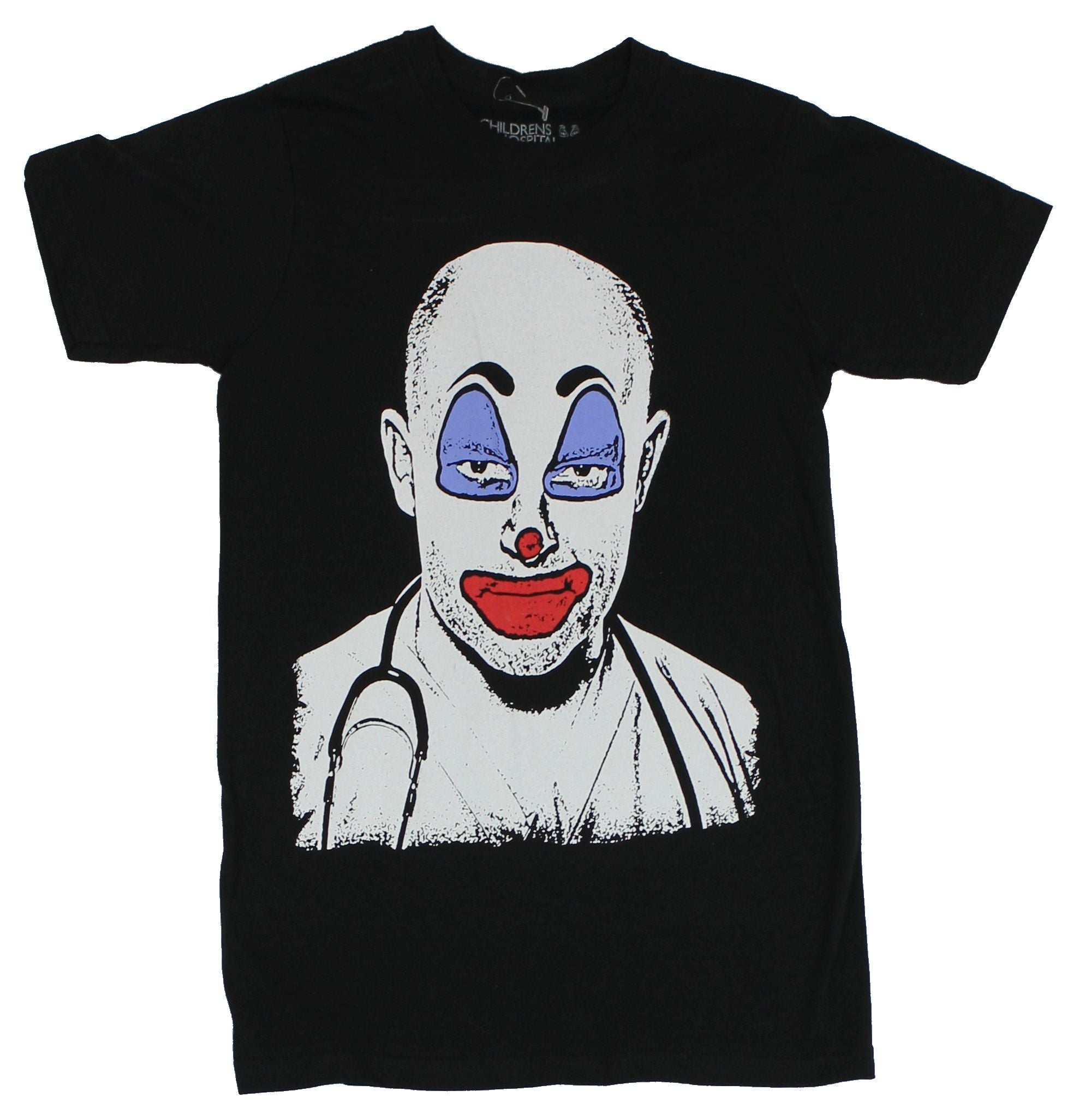 Childrens Hospital Mens T-Shirt - Dr. Blake Downs Clown Face Image
