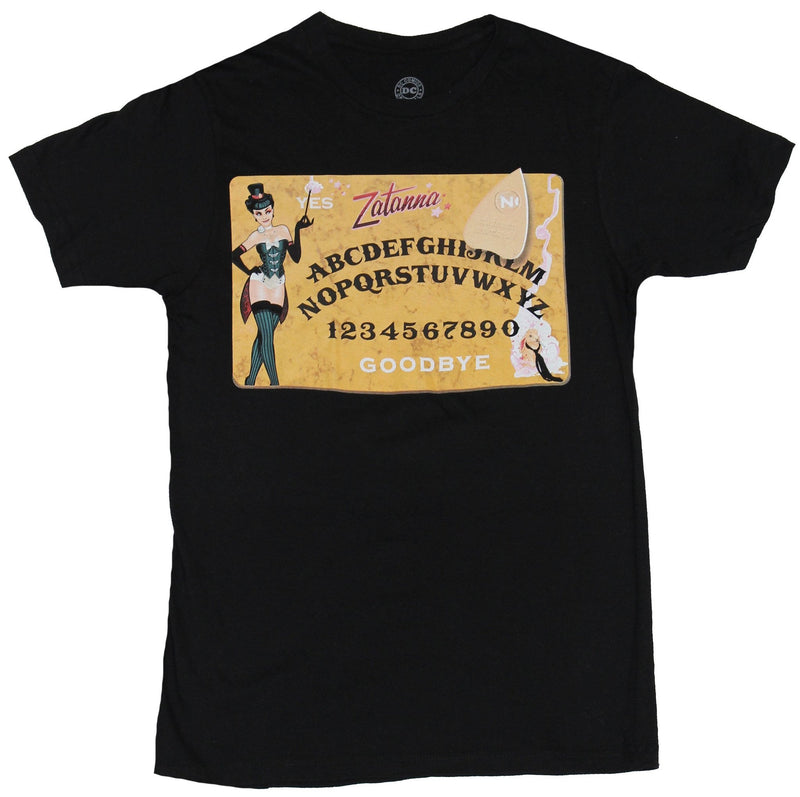 Zatanna (Dc Comics) Mens T-Shirt- Ouija Board & Zatanna Image - Inmyparentsbasement.com