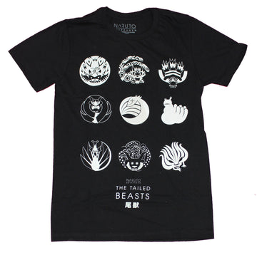 Naruto Mens T-Shirt - The Tailed Beasts Nine Symbol Image