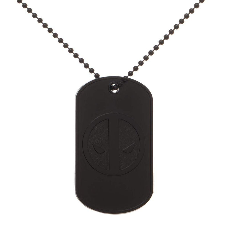 Deadpool Black on Black Dog Tag