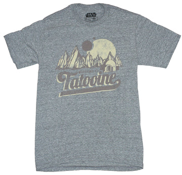 Star Wars  Mens T-Shirt - Welcome to Tatooine Postcard Image