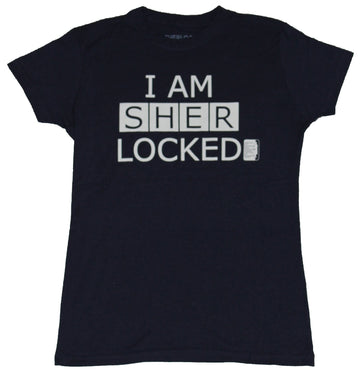 Sherlock (BBC TV Series) Girls Juniors T-Shirt - I Am Sherlocked