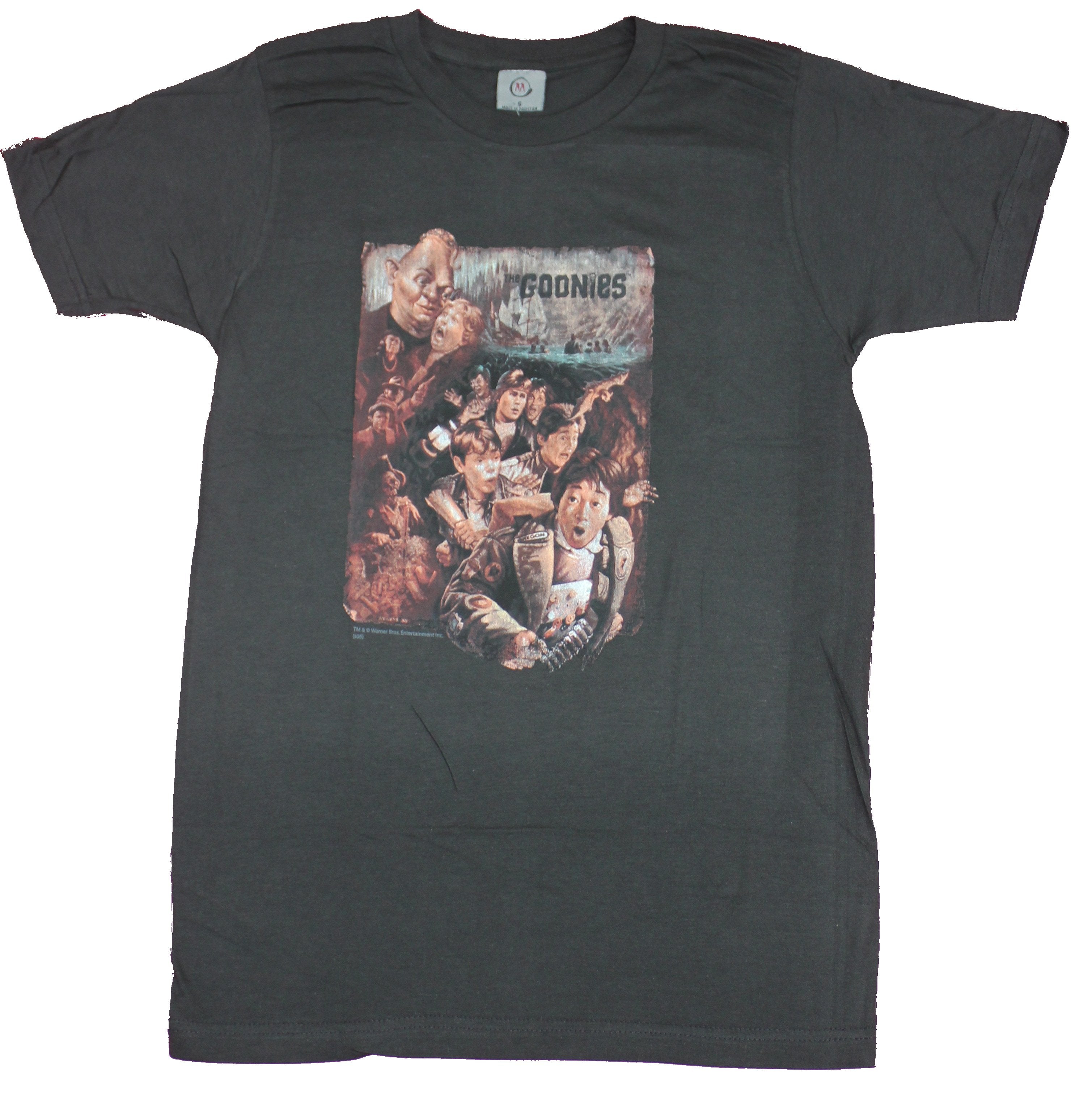 The Goonies Mens T-Shirt  - Giant Group Cave Collage Image