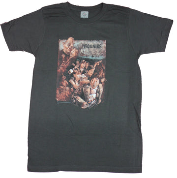 The Goonies Mens T-Shirt  - Giant Group Cave Collage Image
