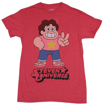 Steven Universe Mens T-Shirt - Peace Sign Thumbs Up Image