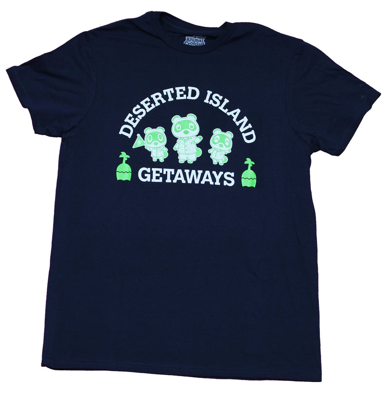 Animal Crossing Mens T-Shirt - Deserted Island Getaways Image - Inmyparentsbasement.com