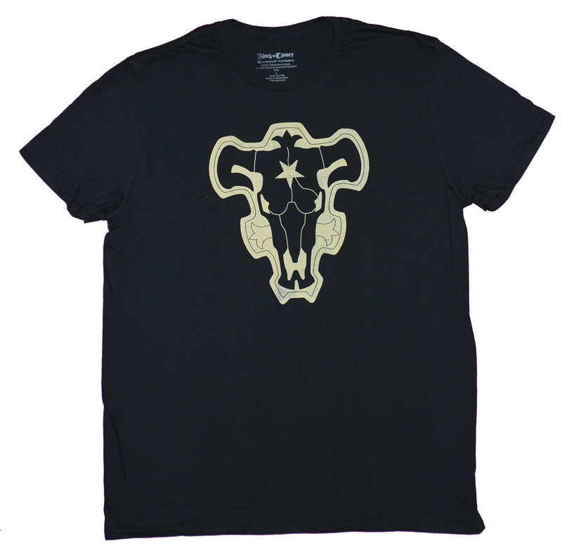 Black Clover Mens T-Shirt  - Black Bull Symbol Shirt Logo - Inmyparentsbasement.com