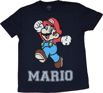 Super Mario Brothers - Mario Jumping Over Name