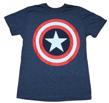 Captain America Mens T-Shirt - Classic Large Shield Logo