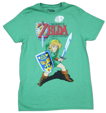 Legend of Zelda Mens T-Shirt - Toon Style Link to The Past Logo