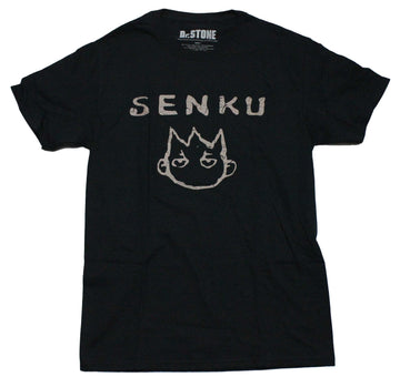 Doctor Stone Mens T-Shirt - Senku Distressed Image Under Name