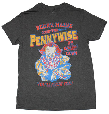 It Stephen King's Mens T-Shirt - Pennywise at the Derry County Fair