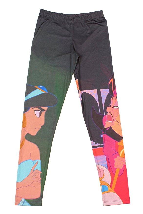 Disney Aladdin Jasmine And Jafar Leggings - Inmyparentsbasement.com