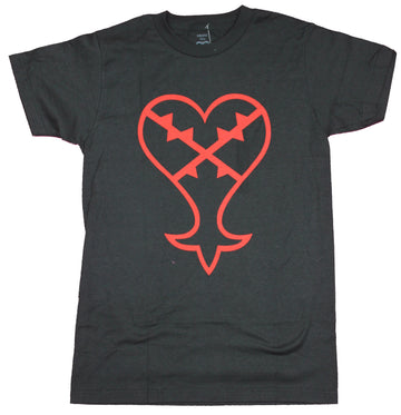 Kingdom Hearts Mens  T-Shirt - Classic Heartless Logo Image