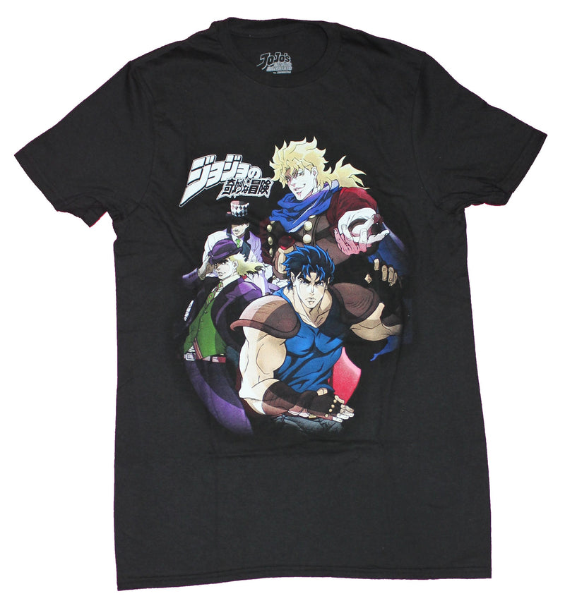 Jojo's Bizarre Adventure Mens T-Shirt - Phantom Blood Cast Image - Inmyparentsbasement.com