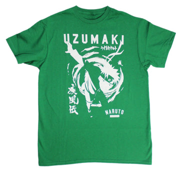Naruto Shippuden Mens T-Shirt - Naruto Uzmaki Attack Image