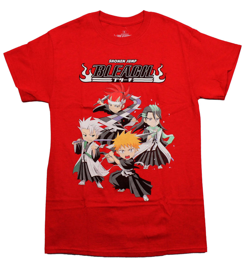 Bleach Mens T-Shirt - Shonen Jump Chibi Characters - Inmyparentsbasement.com