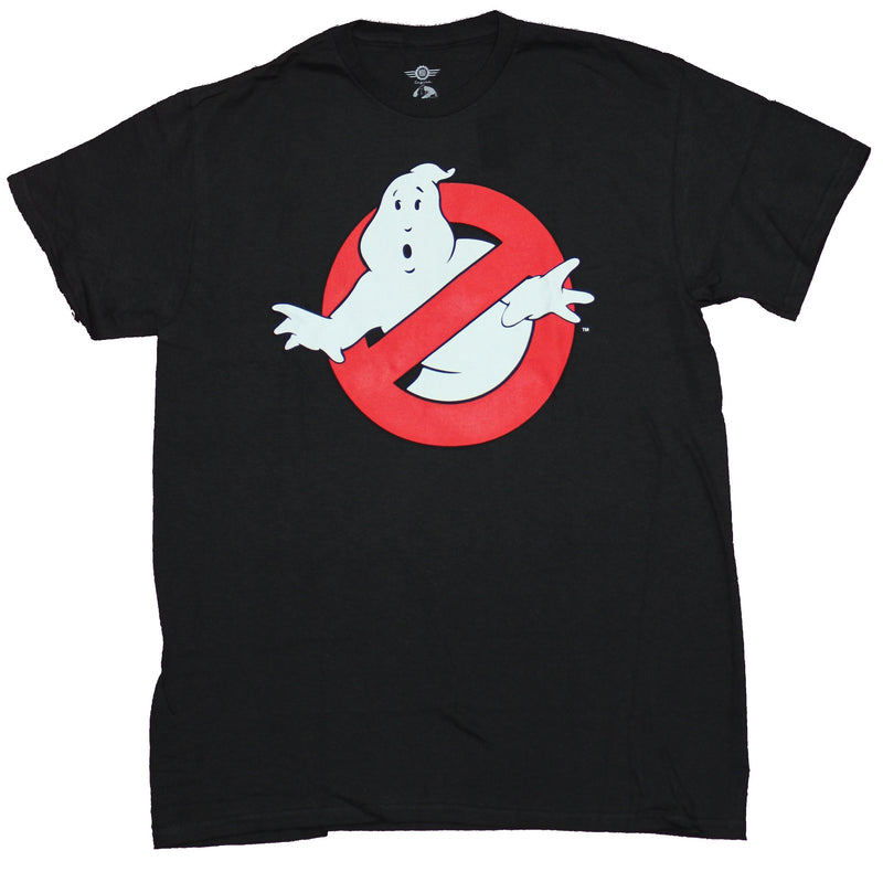 Ghostbusters Mens T-shirt - Classic No Ghost Logo Image - Inmyparentsbasement.com