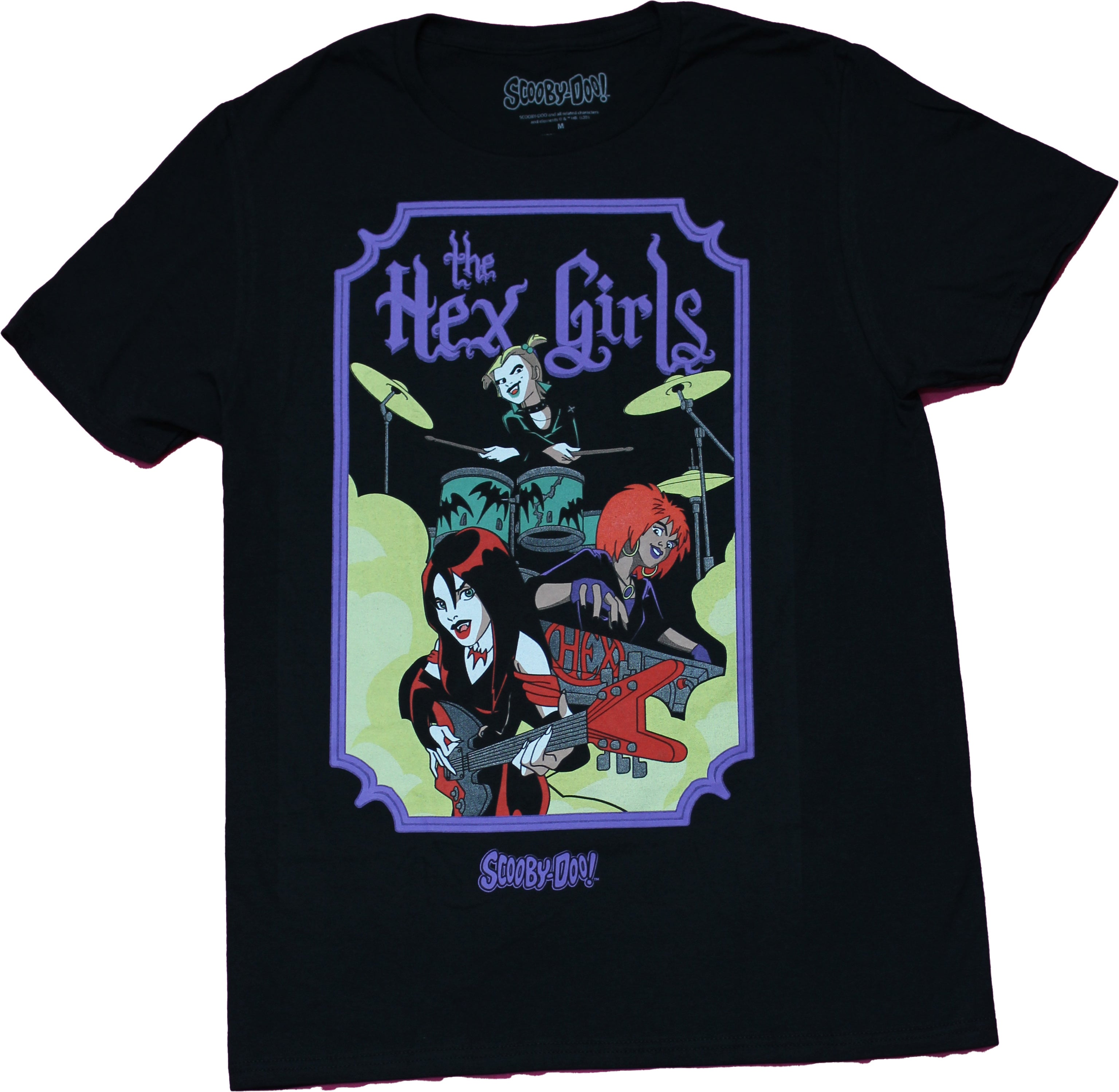 Scooby Doo Mens T-Shirt - Rocking Hex Girls Bandin  Box