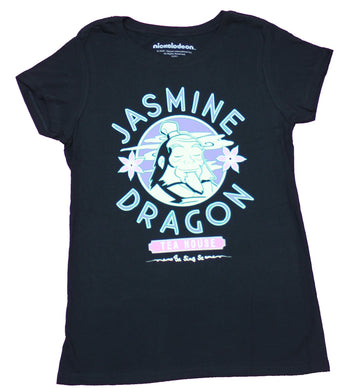Avatar Girls Juniors T-Shirt - Jasmine Dragon Tea House Circle Logo