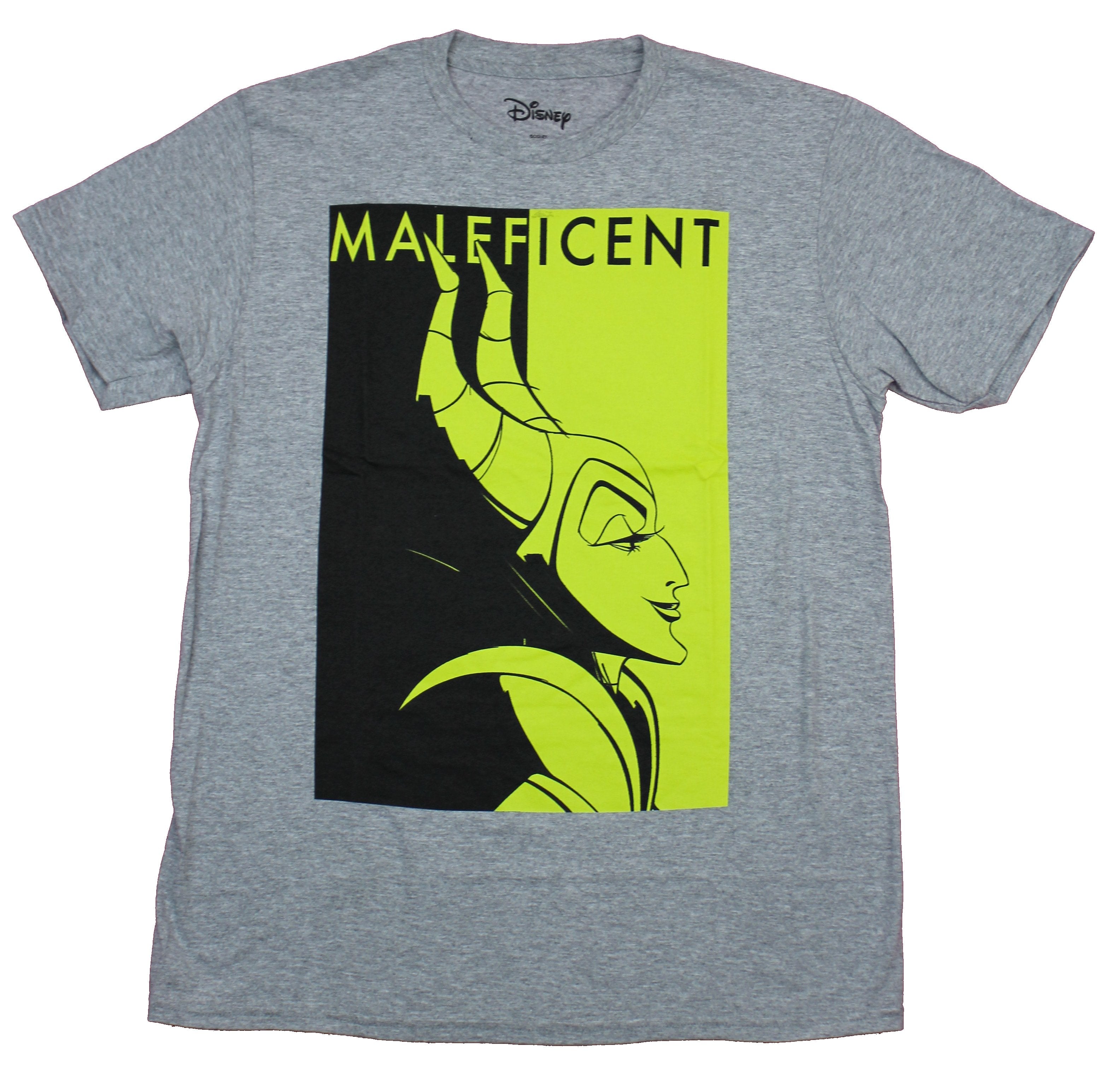 Snow White Mens T-Shirt  - Maleficent Yellow Black Profile Picture
