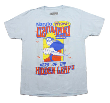 Naruto Shippuden Mens T-Shirt - Hero of the Hidden Leaf Not Going to Run