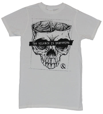 Of Mice and Men  Mens T-Shirt - The Silence is Deafening Skull Face