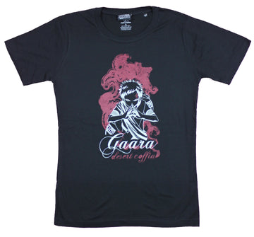 Naruto Shippuden Mens T-Shirt   - Gaara Desert Coffin Outlined Image