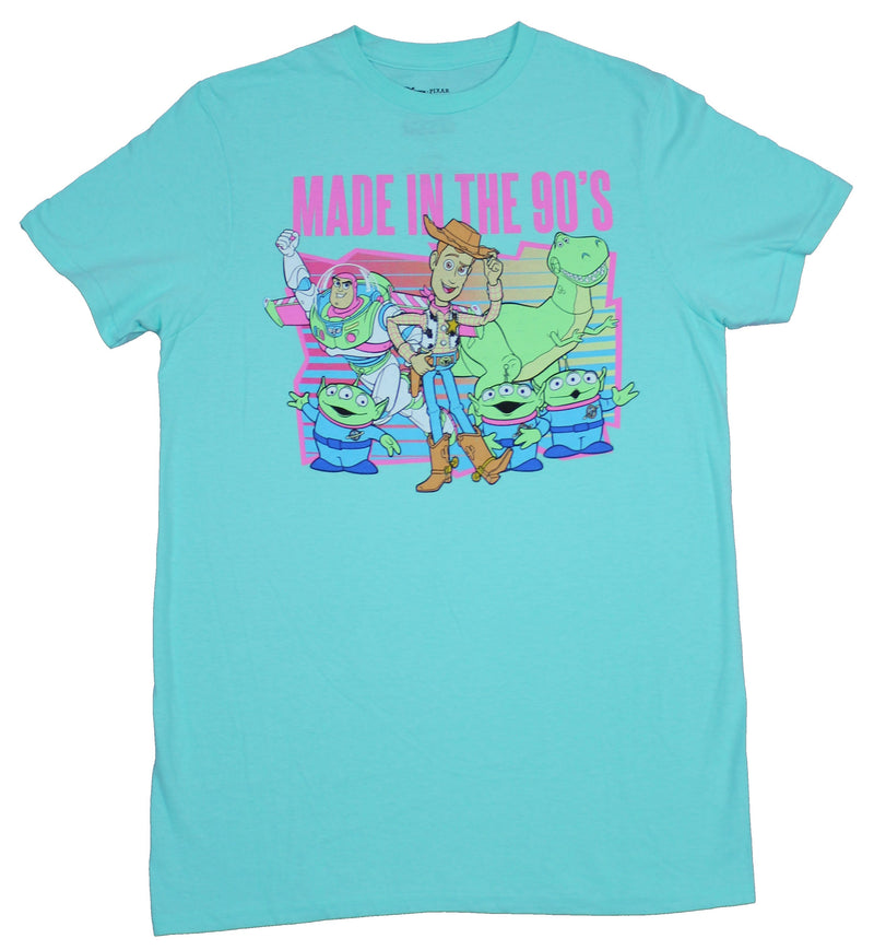 Toy Story Mens T-Shirt  - Made in the 90s Woody Leads Buzz & Friends