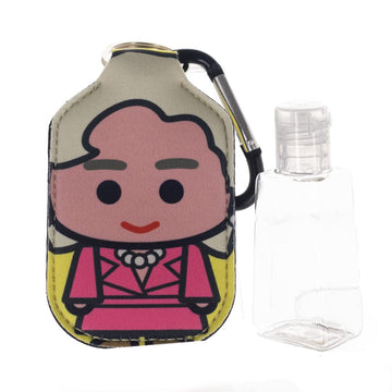 Golden Girls Rose Keychain Bottle Holder with 1 oz. Reusable Bottle
