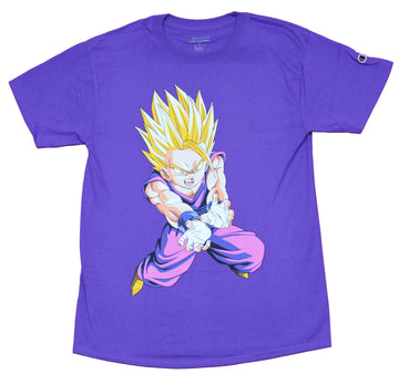 Dragon Ball Z Champion Mens T-Shirt -  Son Gohan Attacking Gohan Image