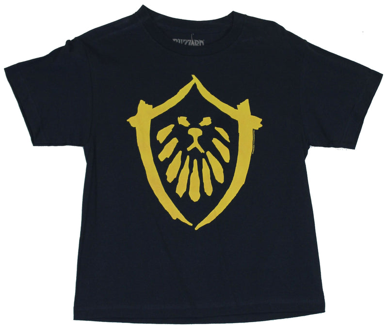 World of Warcraft  Mens T-Shirt -  WOW Painted Style Allaince Symbol - Inmyparentsbasement.com