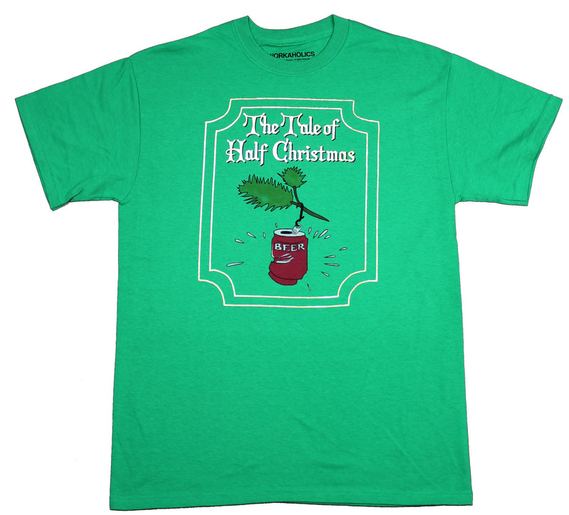 Workaholics Mens T-Shirt  - The Tale of Half Christmas Image