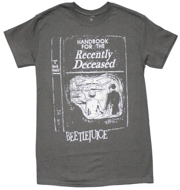 Bettlejuice Mens T-Shirt - Handbook for the Recently Deceased