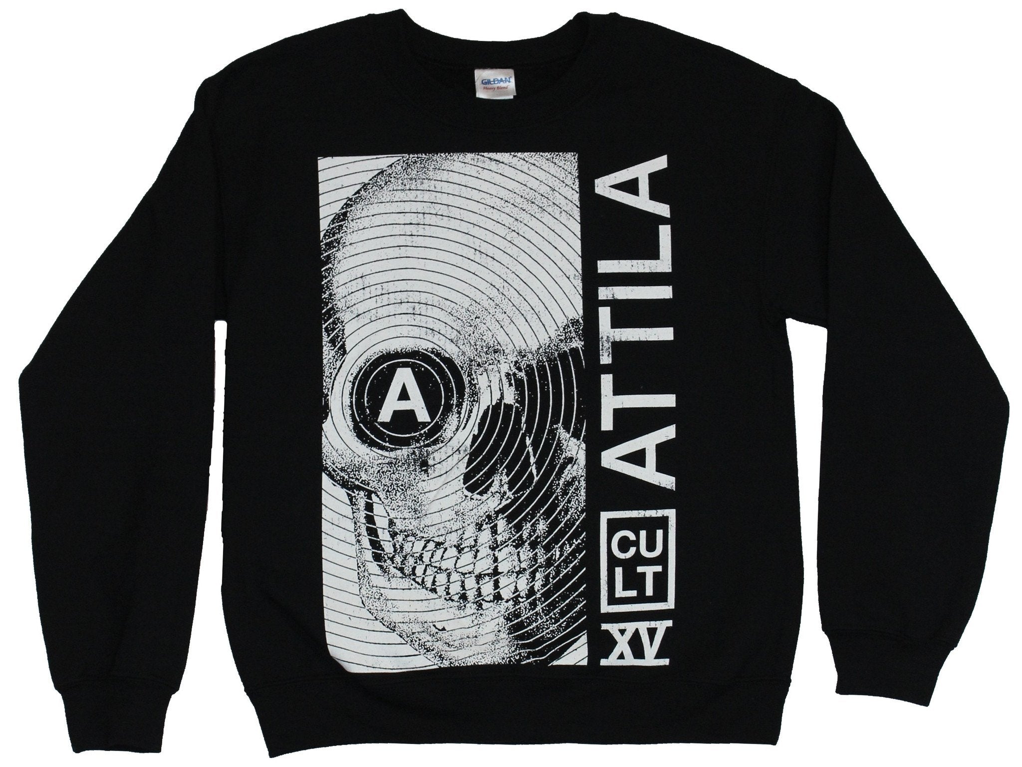 Attila Crewneck Sweatshirt - Big Skull Box With A Eye Image