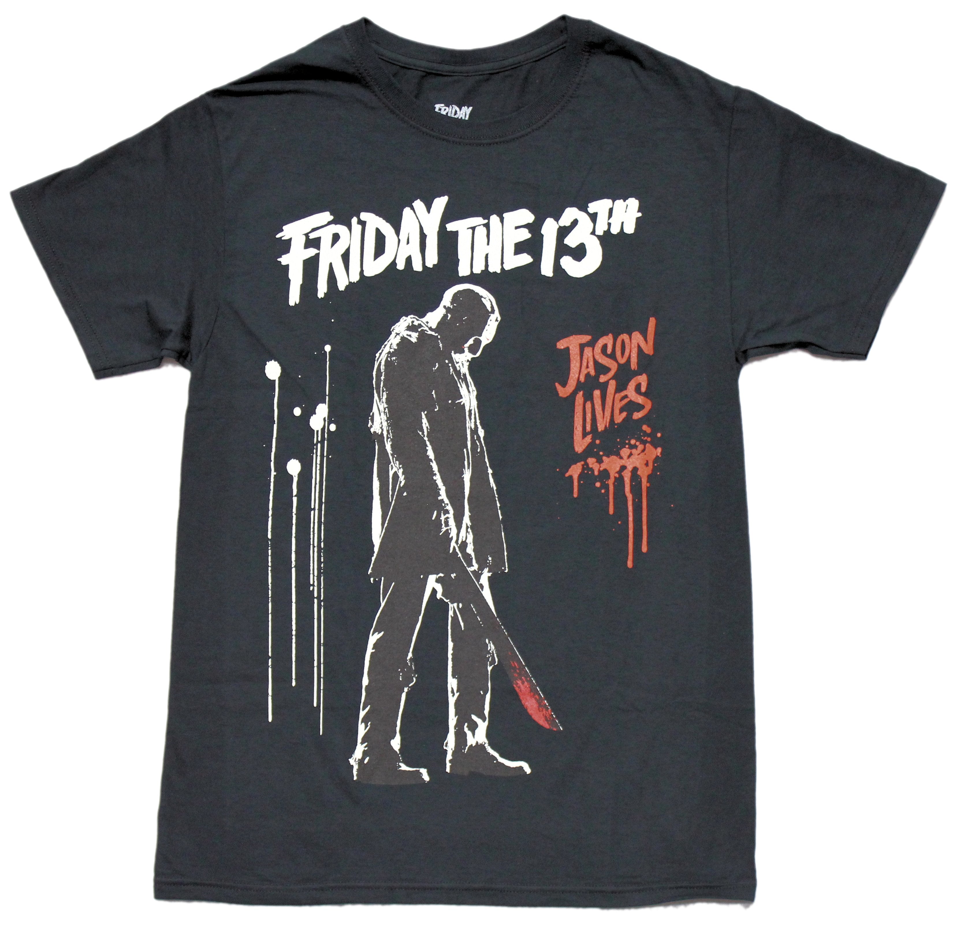 Friday the 13th Part IV: Jason Lives Mens T-Shirt - Bloody Machete