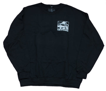 Naruto Shippuden Mens Sweatshirt- Naruto Vs Sasuke Lapel & Back