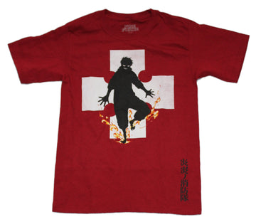 Fire Force Mens T-Shirt - Shinra in Shadow