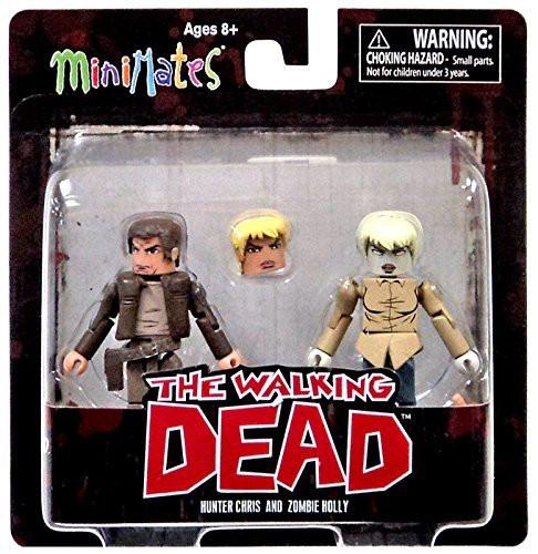 Diamond Select Toys The Walking Dead Minimates Series 7: Chris & Holly Action Figure (2 Pack)