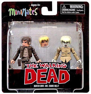 Diamond Select Toys The Walking Dead Minimates Series 7: Chris & Holly Action Figure (2 Pack)