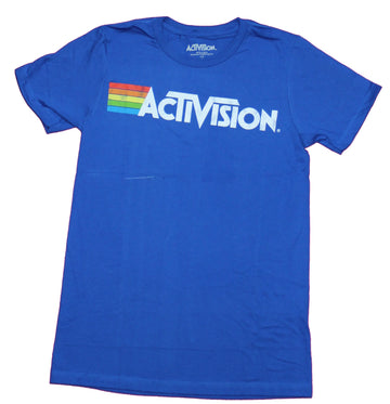 Activision Mens T-Shirt -  Classic 80's era Retro Logo Image