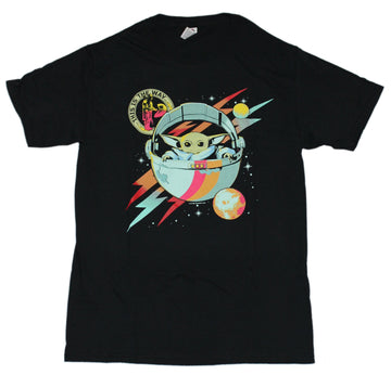Star Wars Mandalorian Mens T-Shirt - Grogu Capsule Glam Colored Image