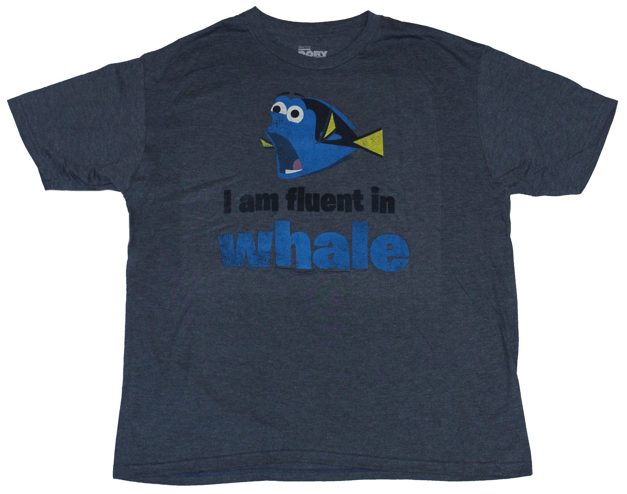 Finding Dory Nemo Mens T-Shirt - I Am Fluent in Whale Talking Dory Image