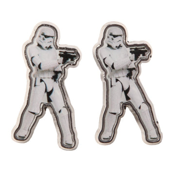Star Wars Storm Trooper Cutout Earrings