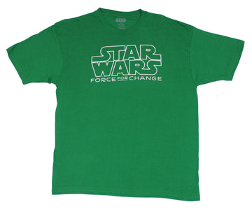 Star Wars Mens T-Shirt - A Force For Change Simple Logo Image