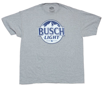 Busch Light Mens T-Shirt - Classic Mountains Label Logo Image